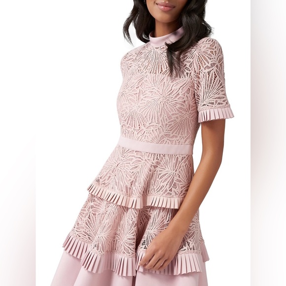 Forever New Women's Raine Lace A-Line Prom Dress sz 10 - Picture 5 of 9